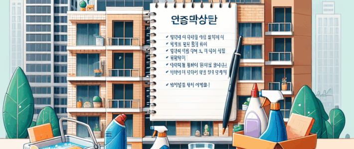 ‘송도 입주청소 꿀팁과 후기로 준비 끝’