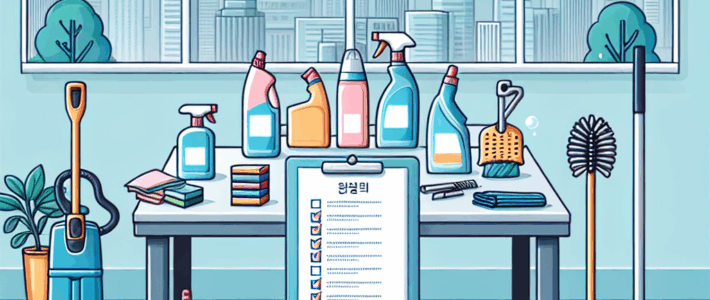 송도에서 스트레스 없는 입주청소 준비법